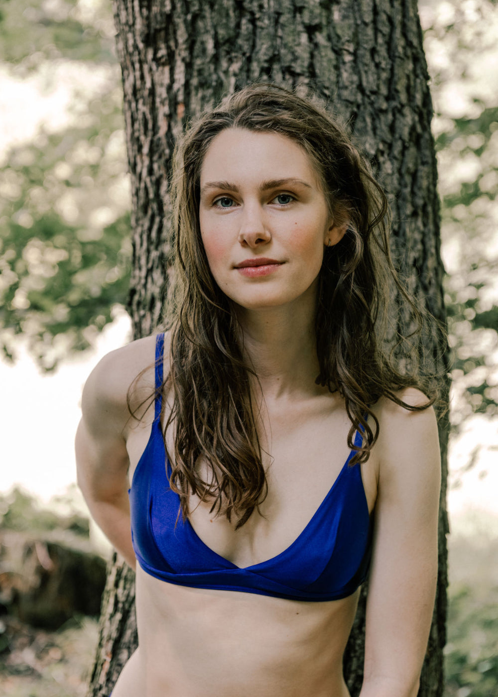 Plavkový top Donna Deep Blue