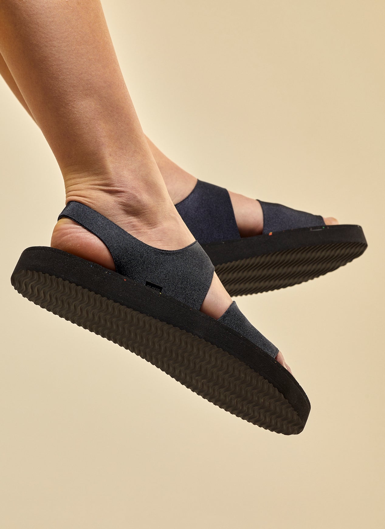 Dvoudílné sandály Plove Light Black