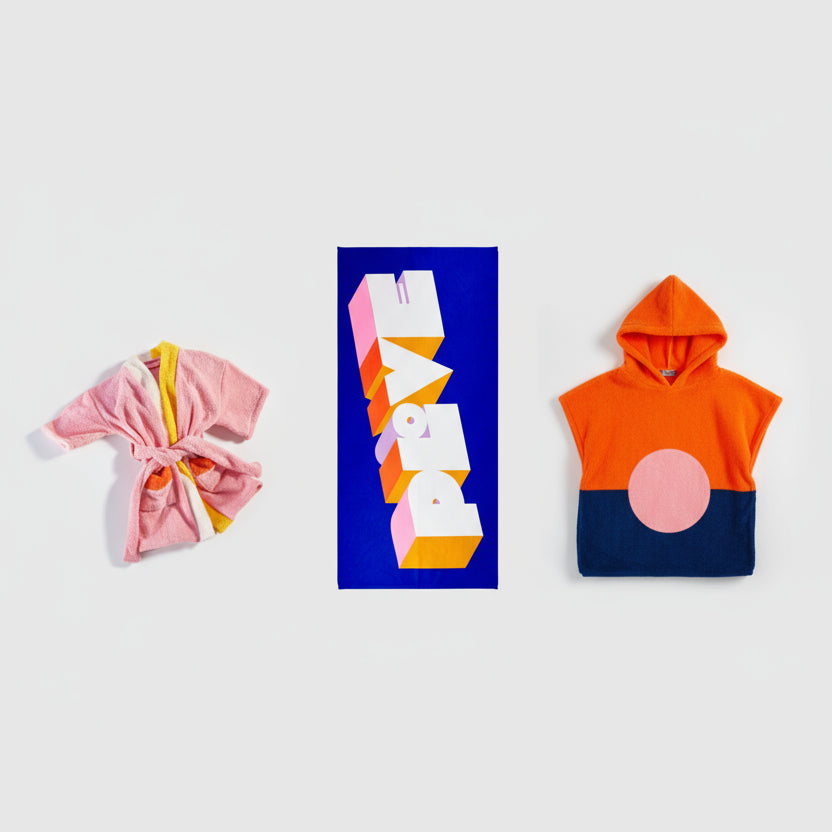 Dětský Set - Župan + Pončo + Ručník