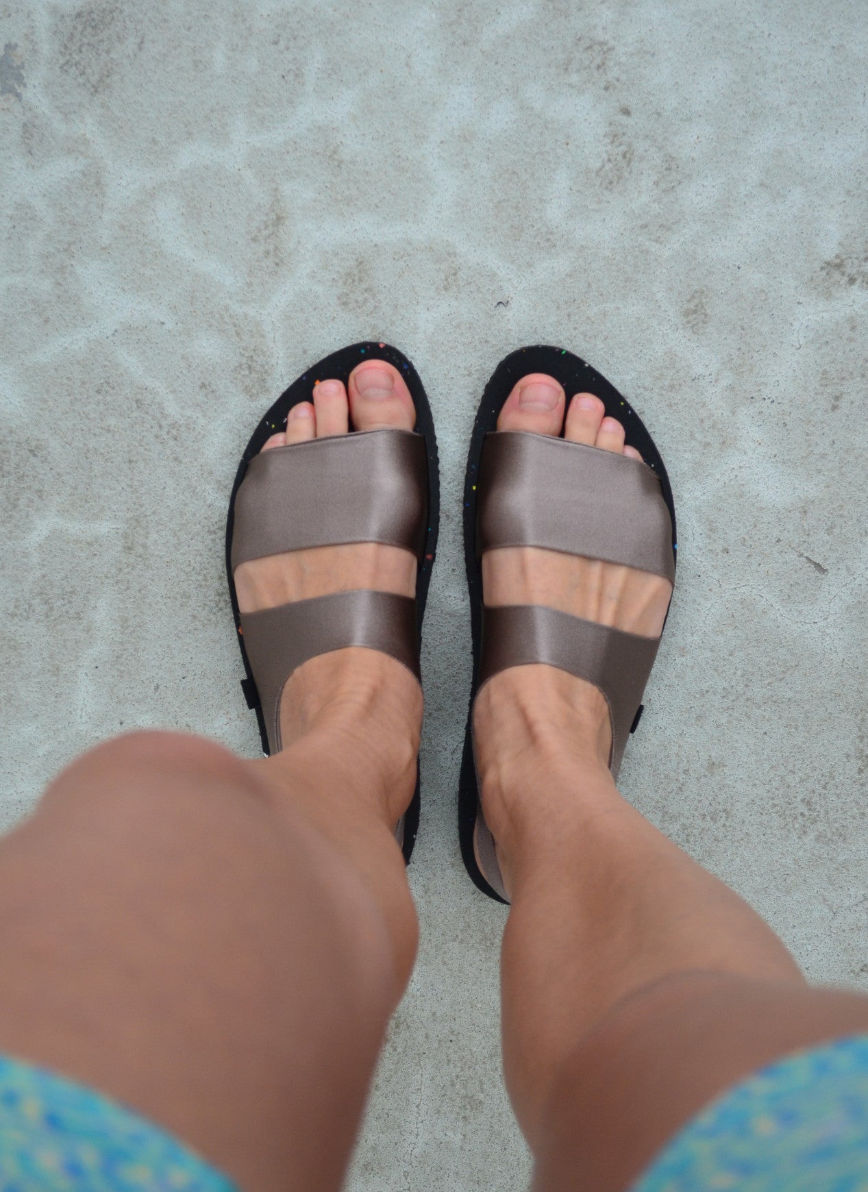 Dvoudílné sandály Plove Light Mocca