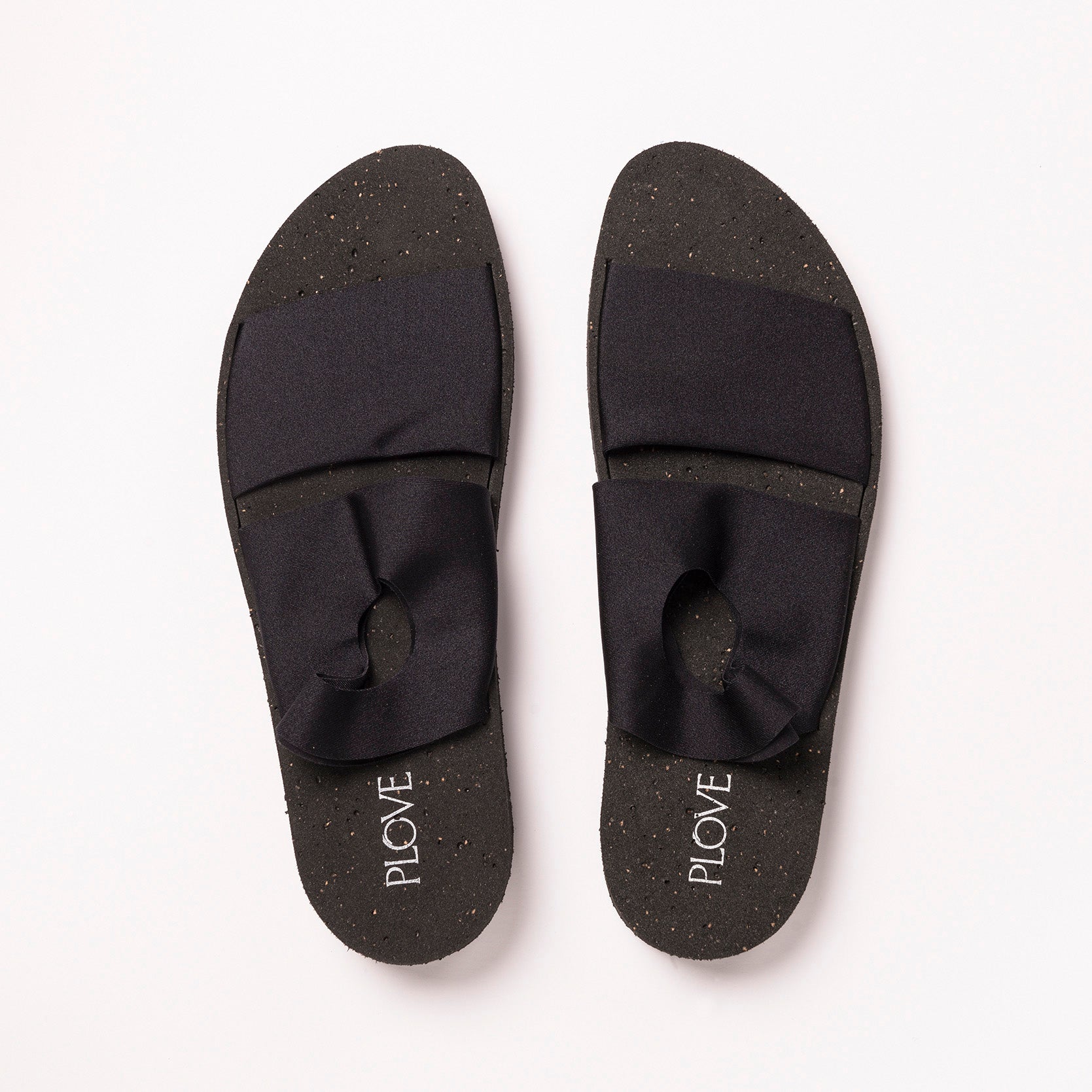 Dvoudílné sandály Carbon Black