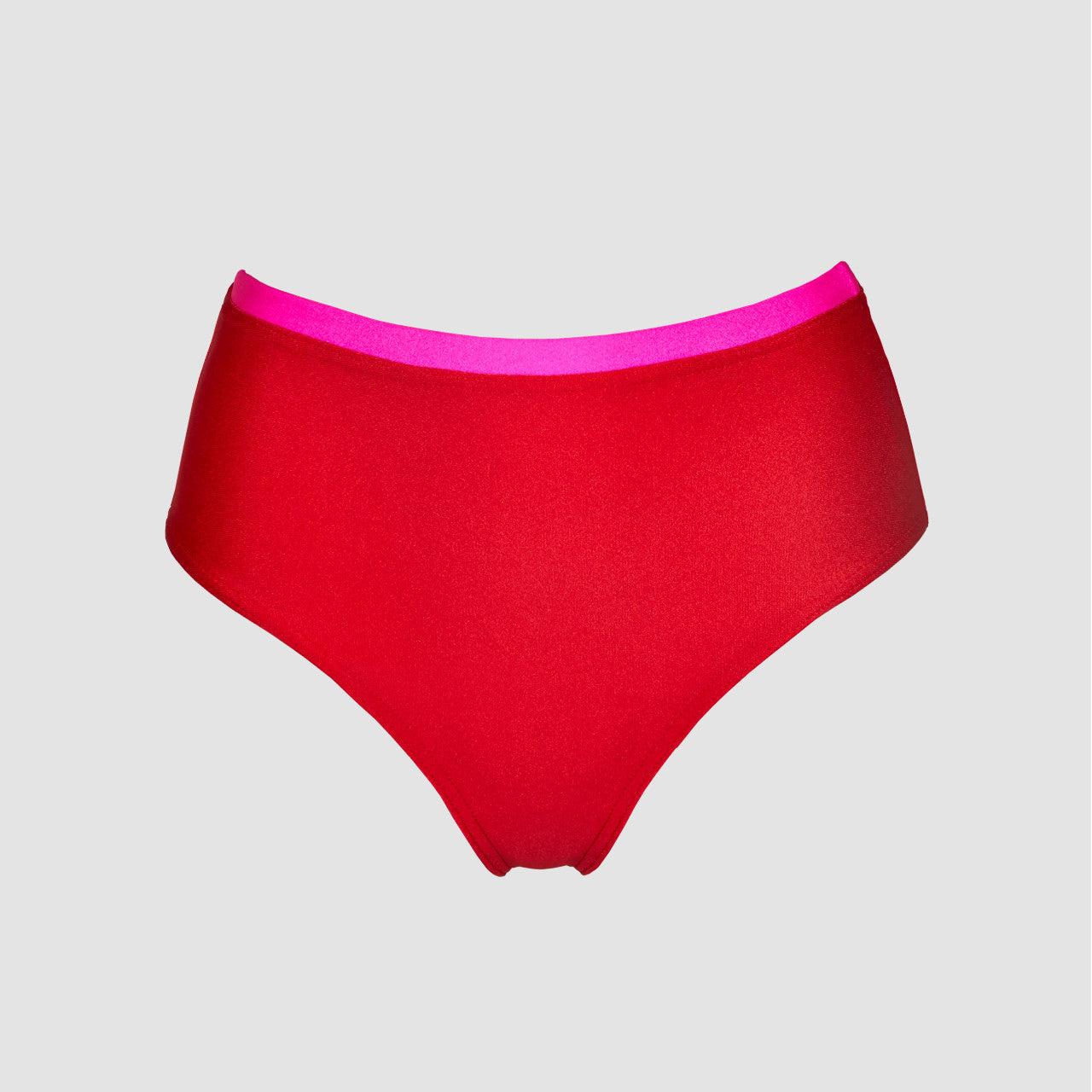 Plavkové kalhotky Donna Red - vysoký pas