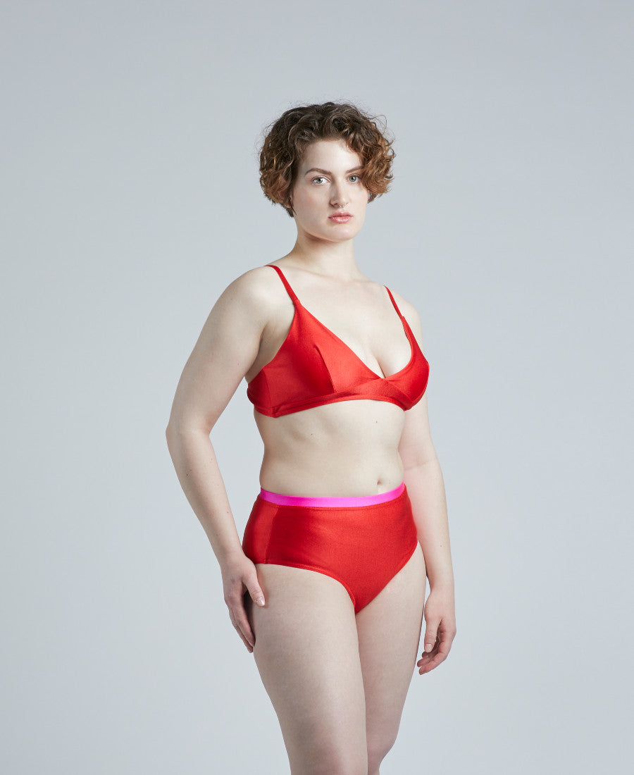 Plavkový top Donna Red