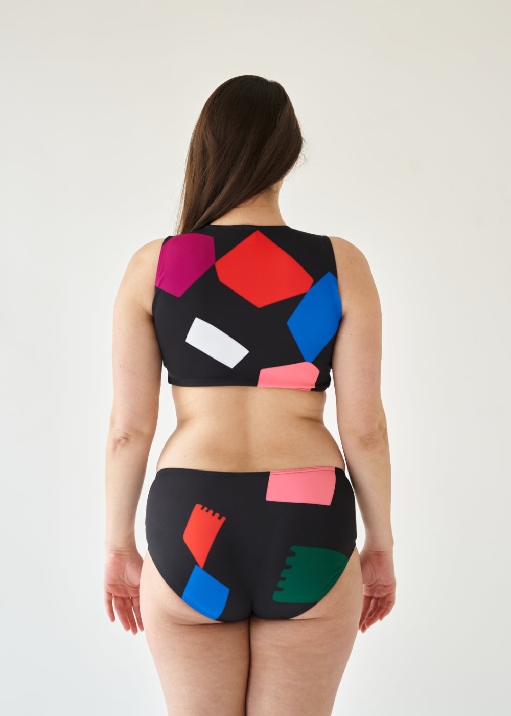 Bikini Bottom Donna High Waist Fuchsia