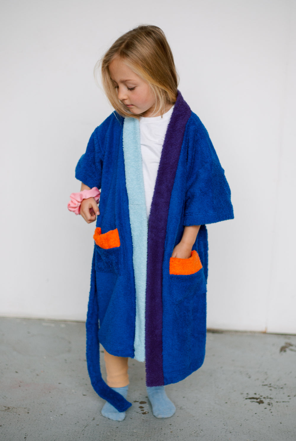 Kid's bathrobe Home Blue