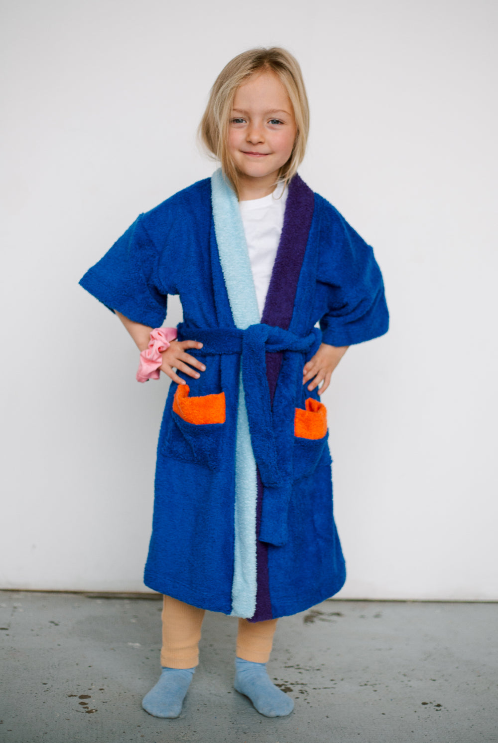 Kid's bathrobe Home Blue