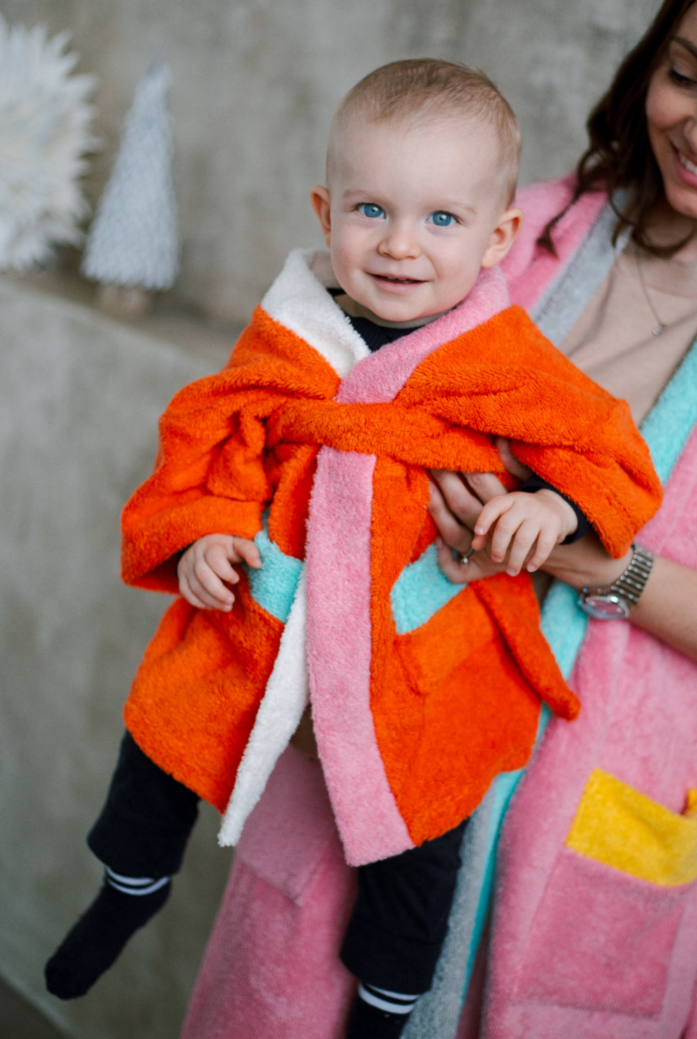 Kid's bathrobe Home Orange