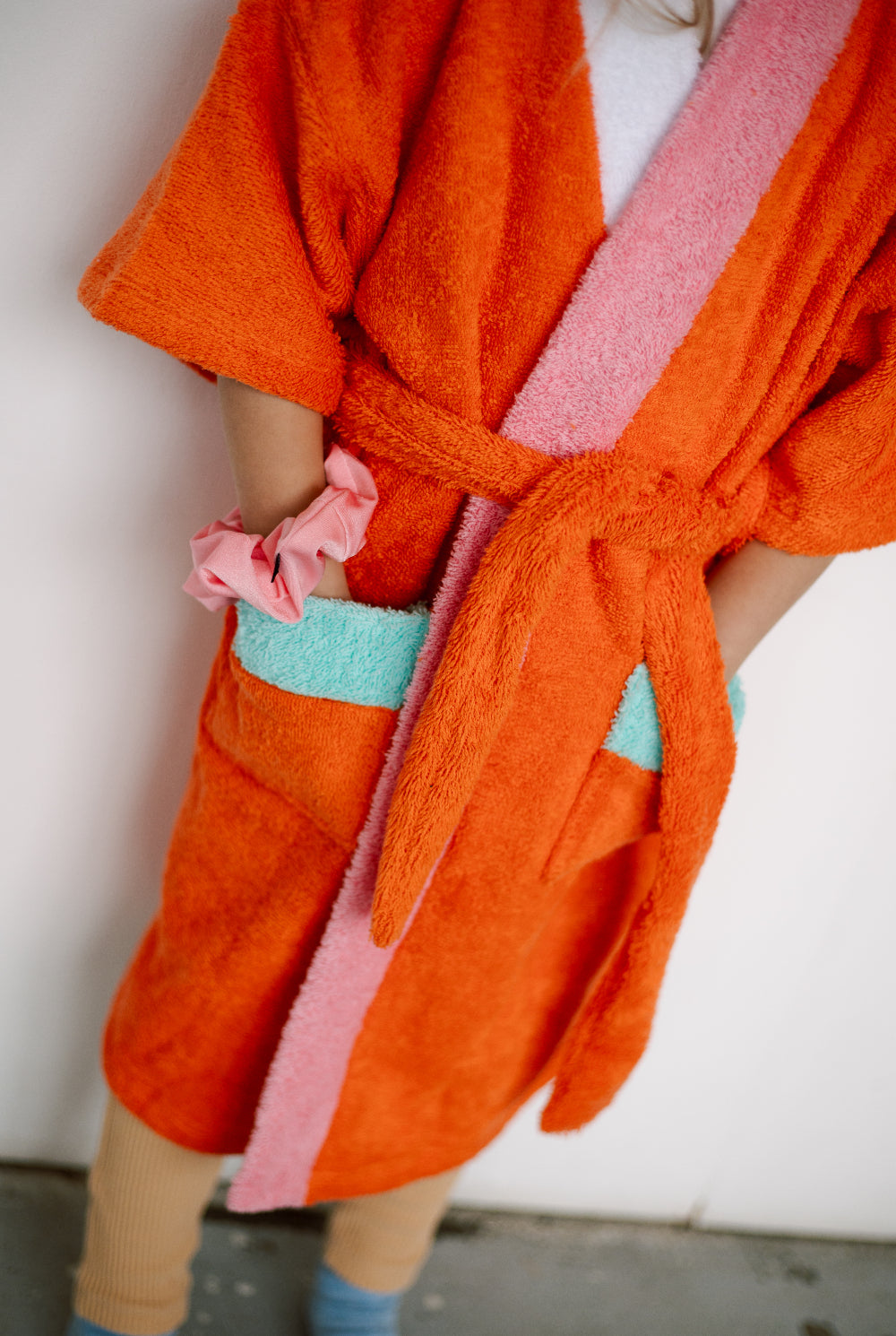 Kid's bathrobe Home Orange