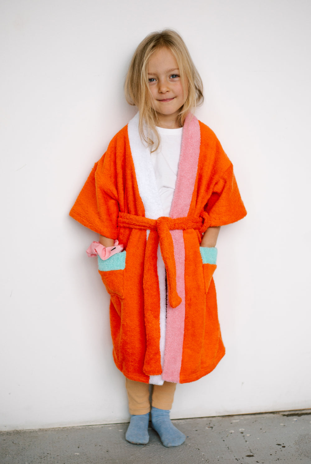 Kid's bathrobe Home Orange