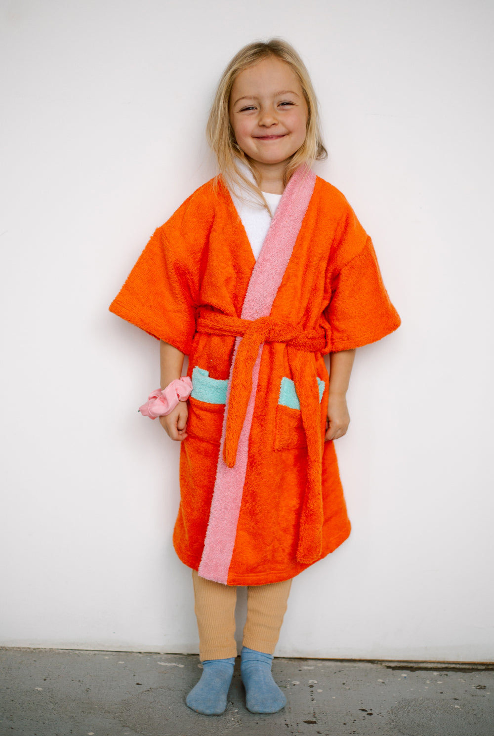 Kid's bathrobe Home Orange