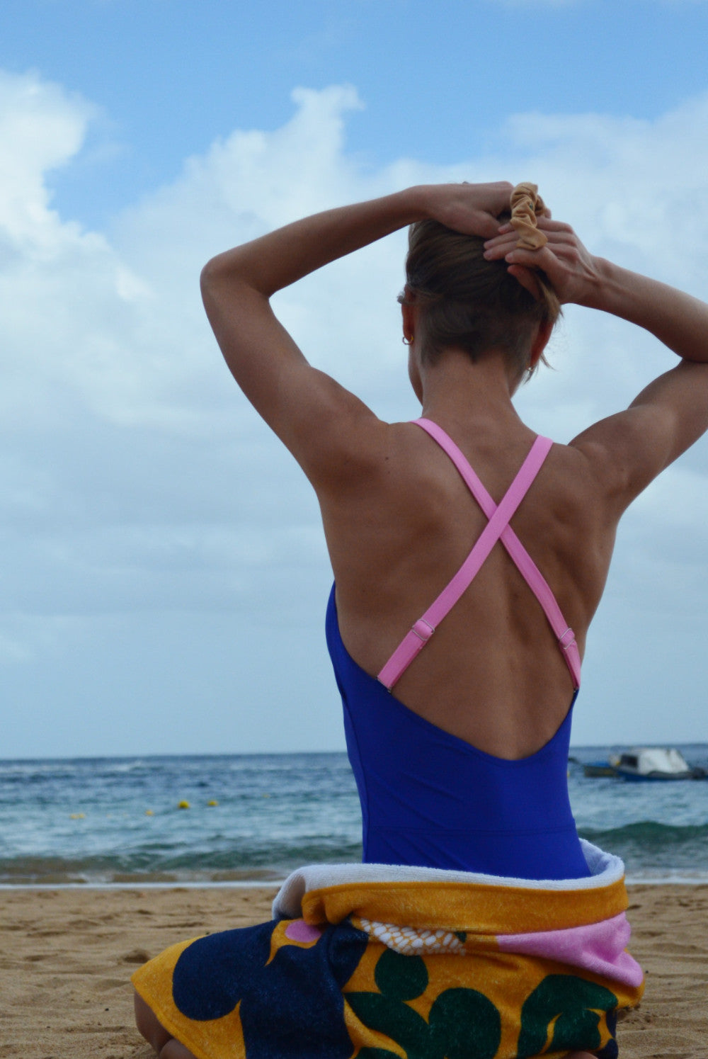 Swimsuit Basic Deep Blue