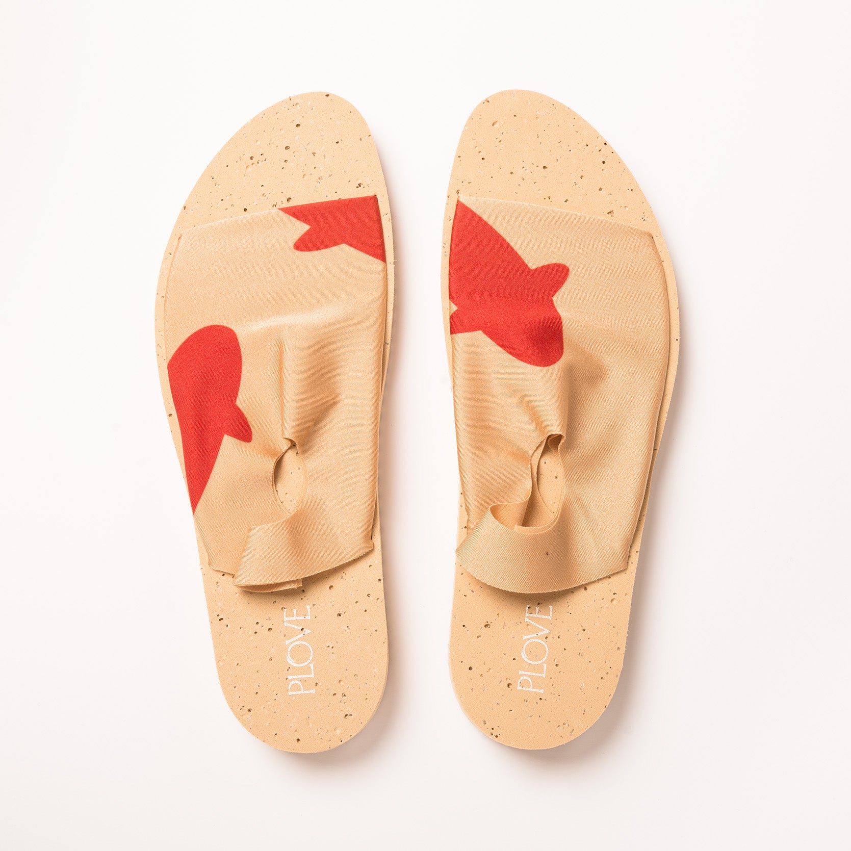 Sandals Red Fish one-piece 
