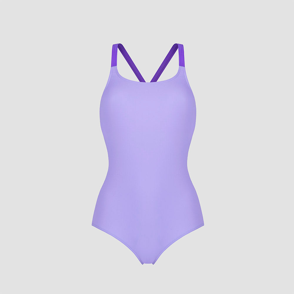 Jednodílné plavky Basic Lilac *Eco
